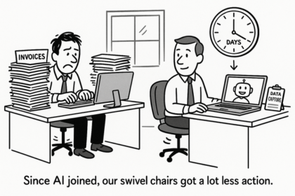 AI data capture automating back-office processes for invoices, purchase orders, and logistics documents