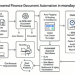 AI-driven document automation streamlining invoice and purchase order processing in Monday.com