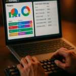 Diagram illustrating micro-automation tactics using keyboard hotkeys, macros, snippets, and Monday.com dashboards to track ROI and save time