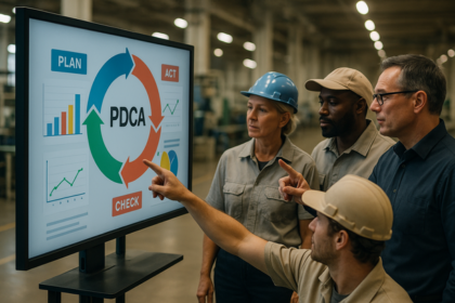 Visual representation of a Kaizen-based SOP template using PDCA to boost adherence and operational efficiency