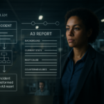 Automated workflow transforming incident forms into standardized A3 root cause analysis reports using Zapier