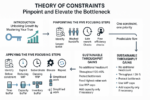 Diagram illustrating Theory of Constraints process to pinpoint and elevate bottlenecks in workflow